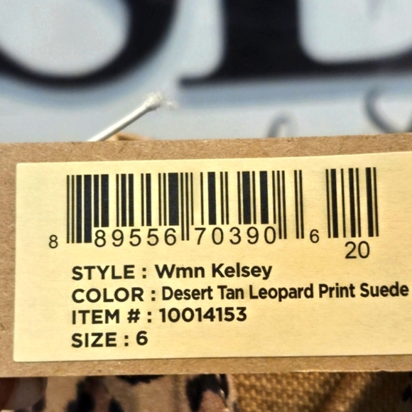 TOMS Kelsey Wedge Bootie Leopard Print Sz 6 - Picture 7 of 7